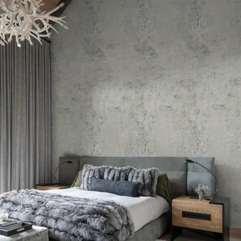 HomyDecor Cementgrå kontaktplast - Homy