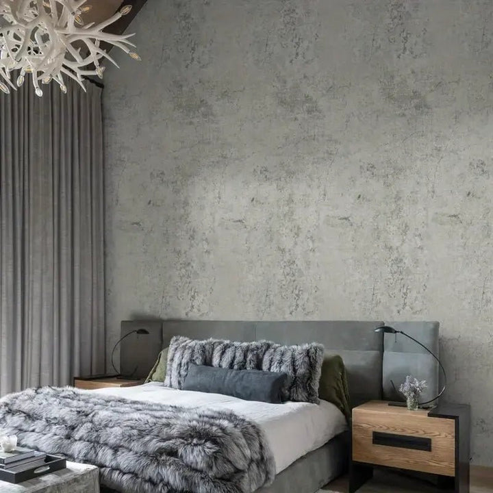 HomyDecor Cementgrå kontaktplast - Homy