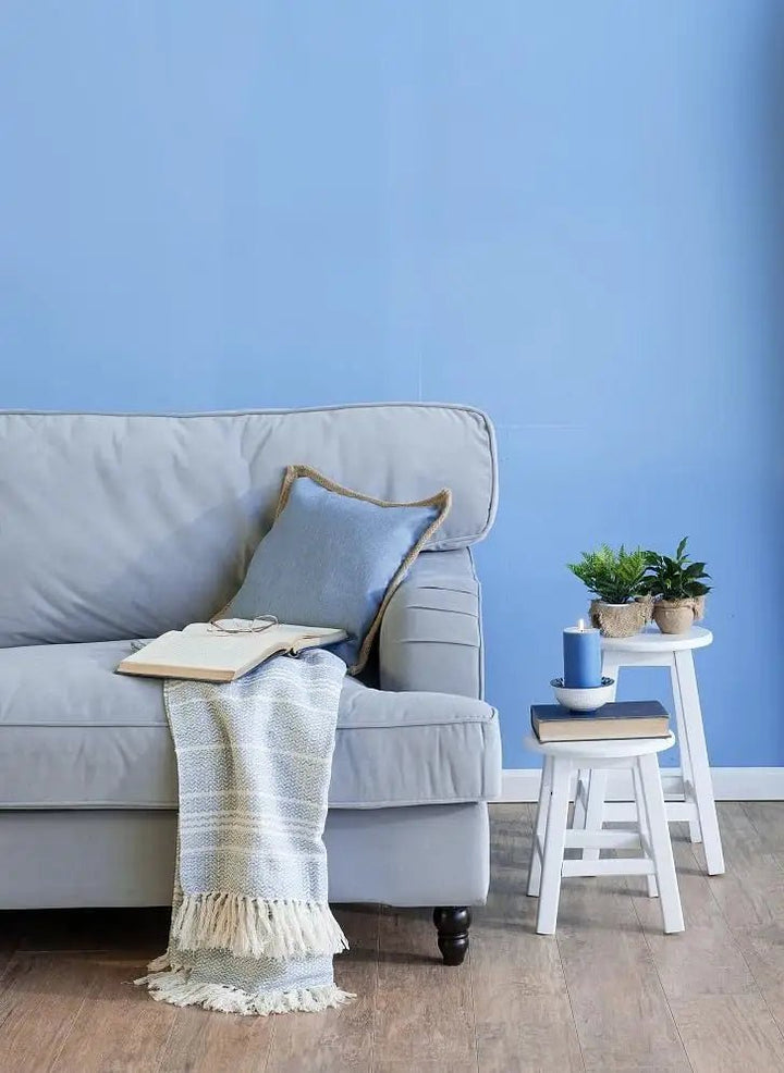 HomyDecor Ensfarget Blå kontaktplast - Homy