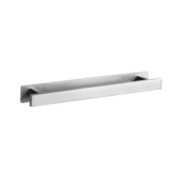 HomyDesign Selvklebende Håndklestang i Børstet Stål – 40 cm - Homy
