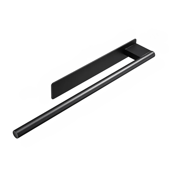 HomyDesign Selvklebende Håndklestang i Matt Sort – 39 cm - Homy