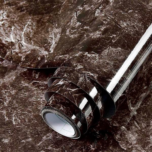 Vareprøve Marmor Dypgrå kontaktplast - Homy