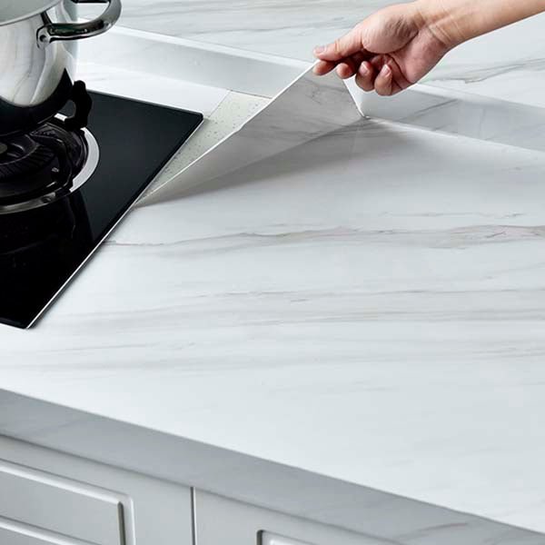 Vareprøve Marmor Soft Hvit kontaktplast - Homy