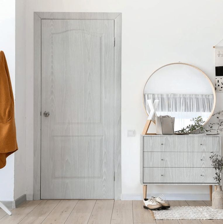 Vareprøve Nordisk Grå Trestruktur kontaktplast - Homy