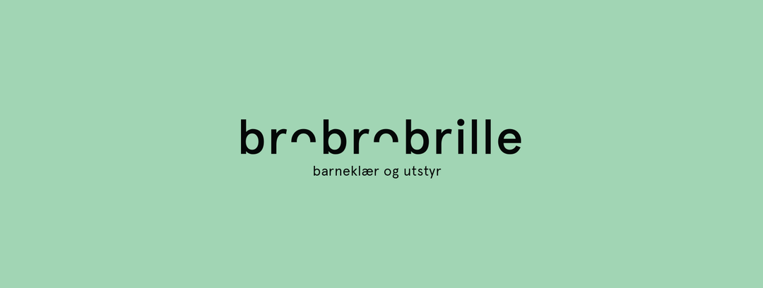 Brobrobrille logo – Klær og utstyr til barn og baby