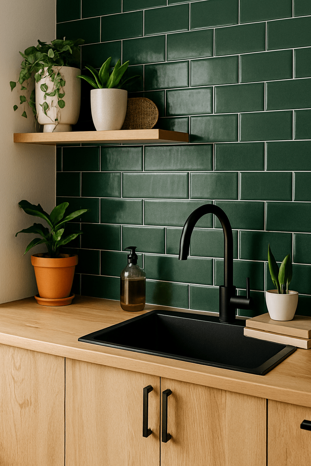 Grønne fliser – hvordan bruke dem for å skape en lun og moderne stil - Homy