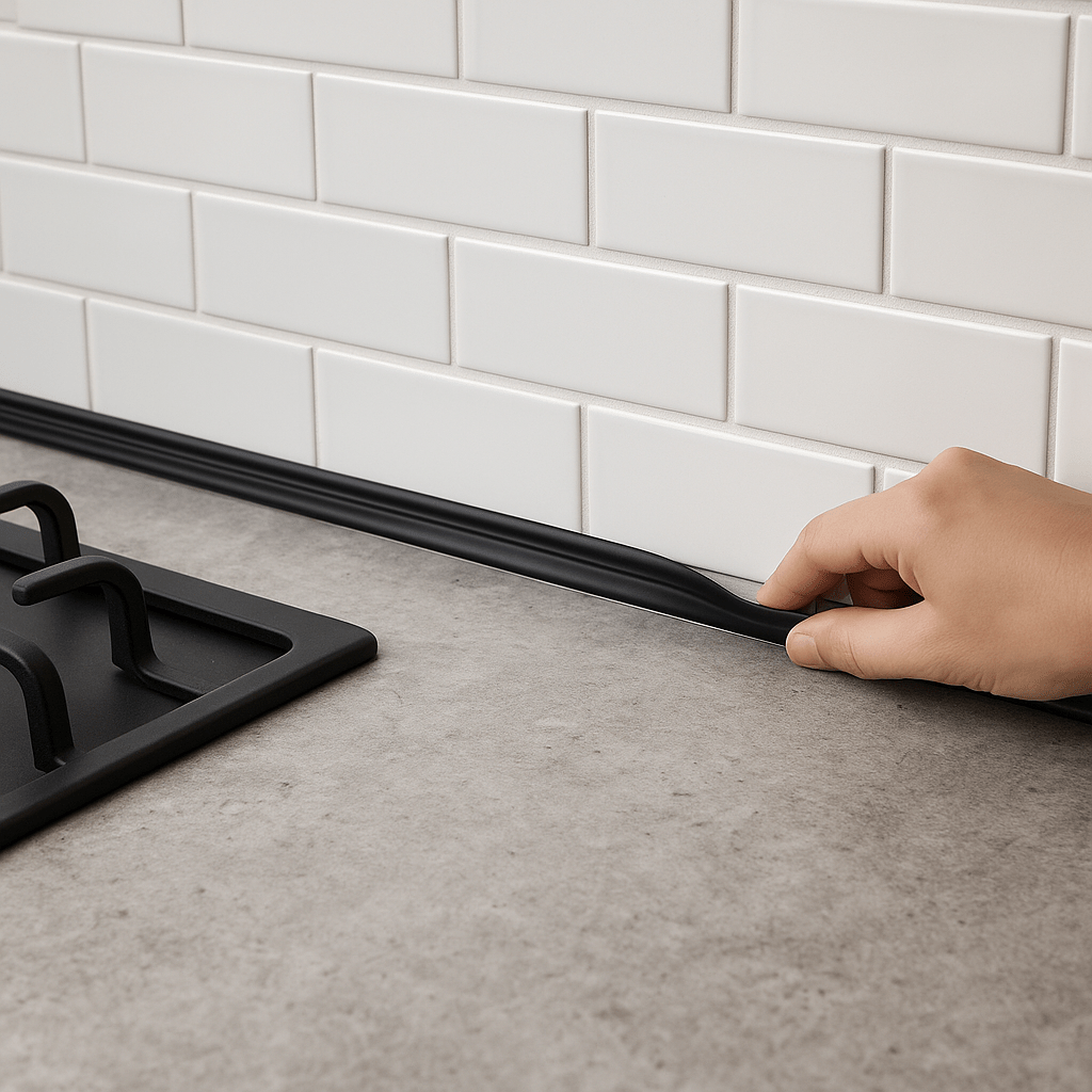 Hvordan bruke selvklebende fugelist? – Tips for pene overganger mellom fliser og vegg - Homy