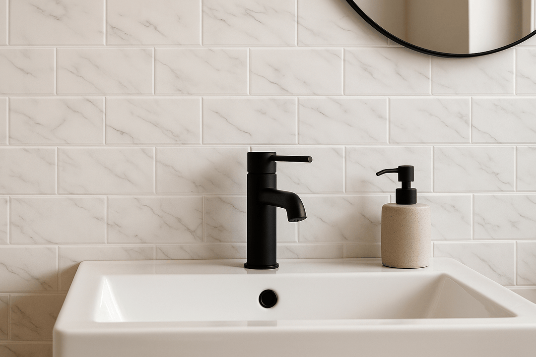 Hvordan bruke selvklebende veggfliser på badet – tips for riktig montering og holdbarhet - Homy