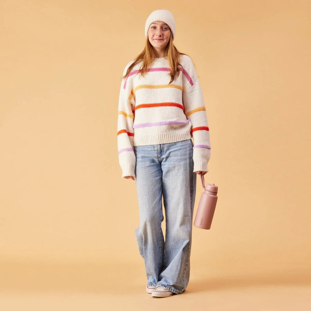 b.box Isolert Drikkeflaske med Flip - Lokk 1L - Rosa - Homy