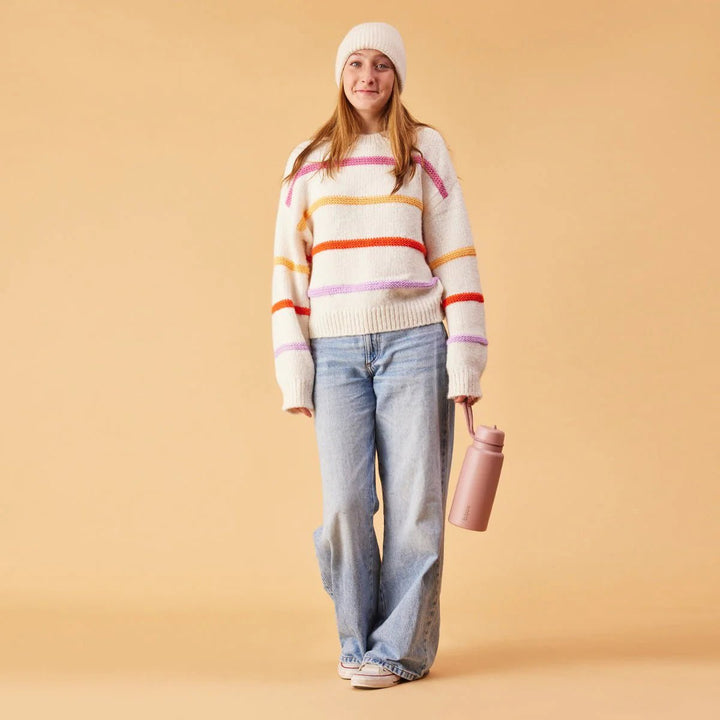 b.box Isolert Drikkeflaske med Flip - Lokk 1L - Rosa - Homy