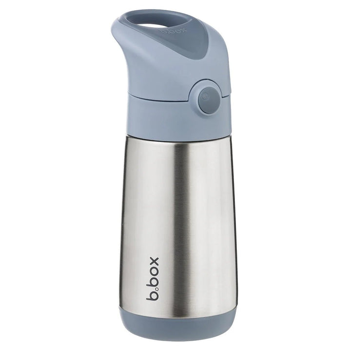 b.box Isolert Sugerørflaske 350 ml - Blå - Homy