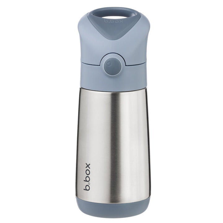 b.box Isolert Sugerørflaske 350 ml - Blå - Homy