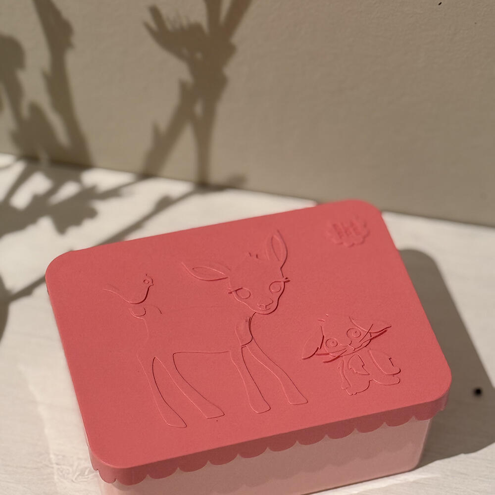 Blafre matboks i plast ett rom - Rådyr Rosa - Homy