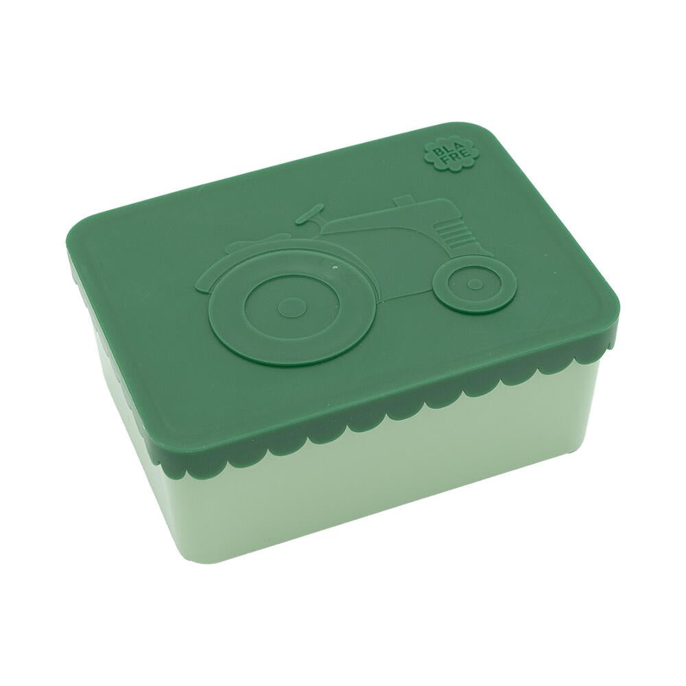 Blafre matboks i plast ett rom - Traktor Mørk grønn - Homy