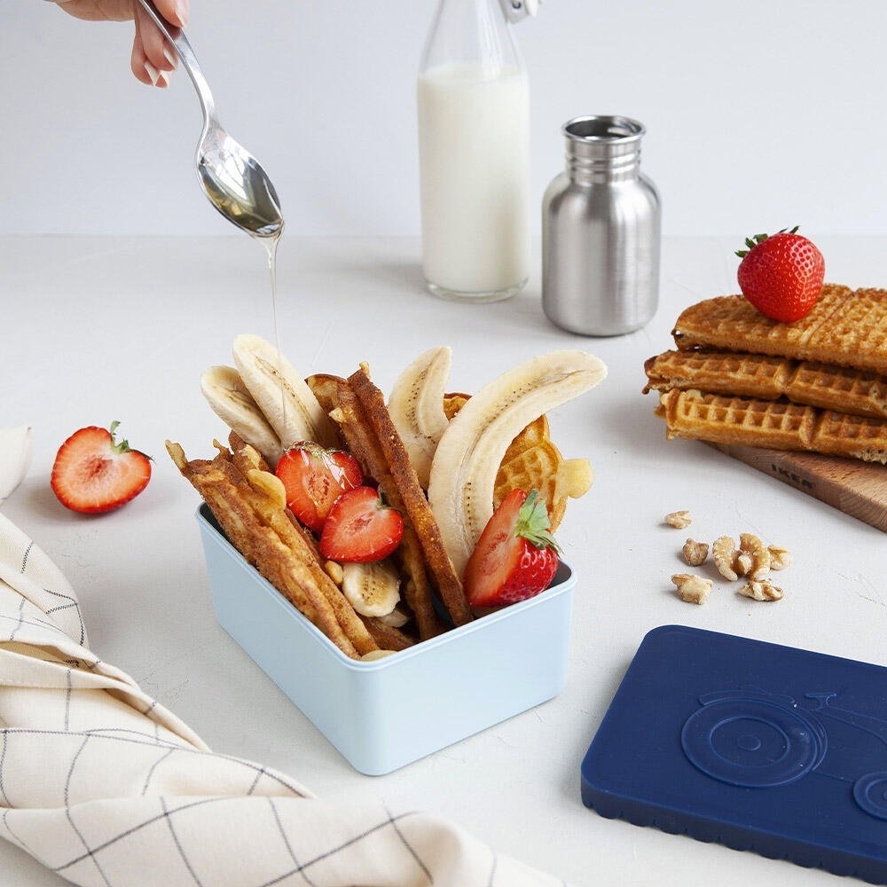 Blafre matboks i plast ett rom - Traktor Mørk grønn - Homy