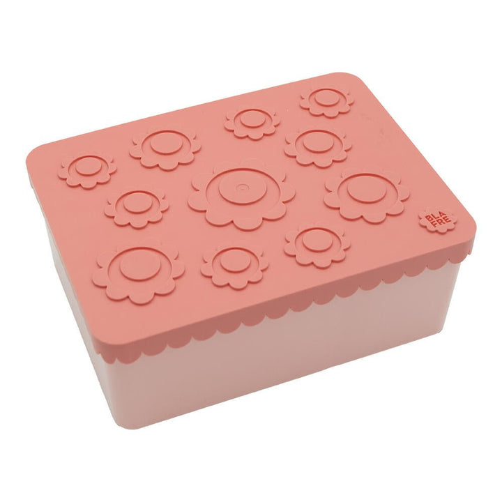 Blafre matboks i plast treroms - Blomst Rosa - Homy