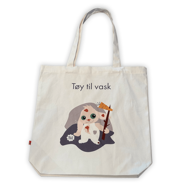 Blafre nett i bomull med trykk - Tøy til vask - Homy