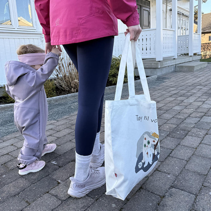 Blafre nett i bomull med trykk - Tøy til vask - Homy