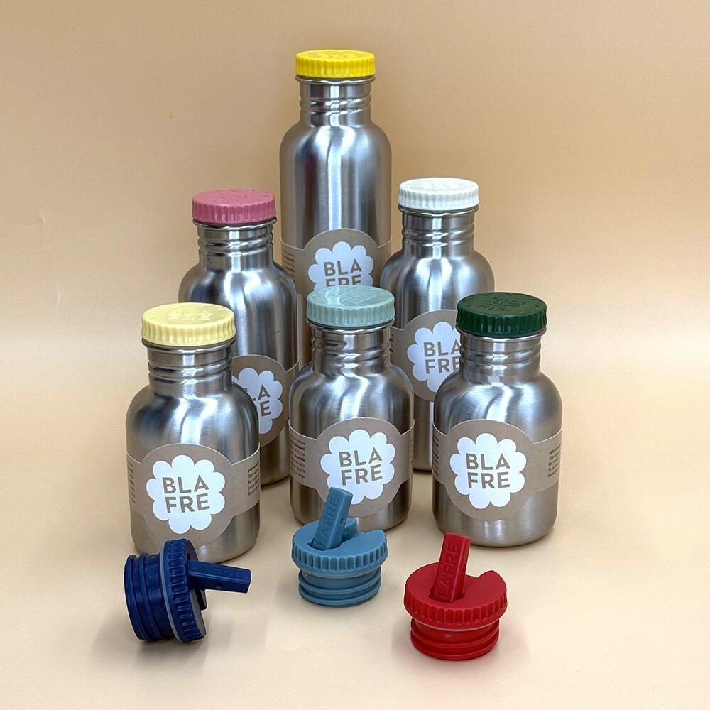 Blafre stålflaske 300ml - Himmelblå - Homy