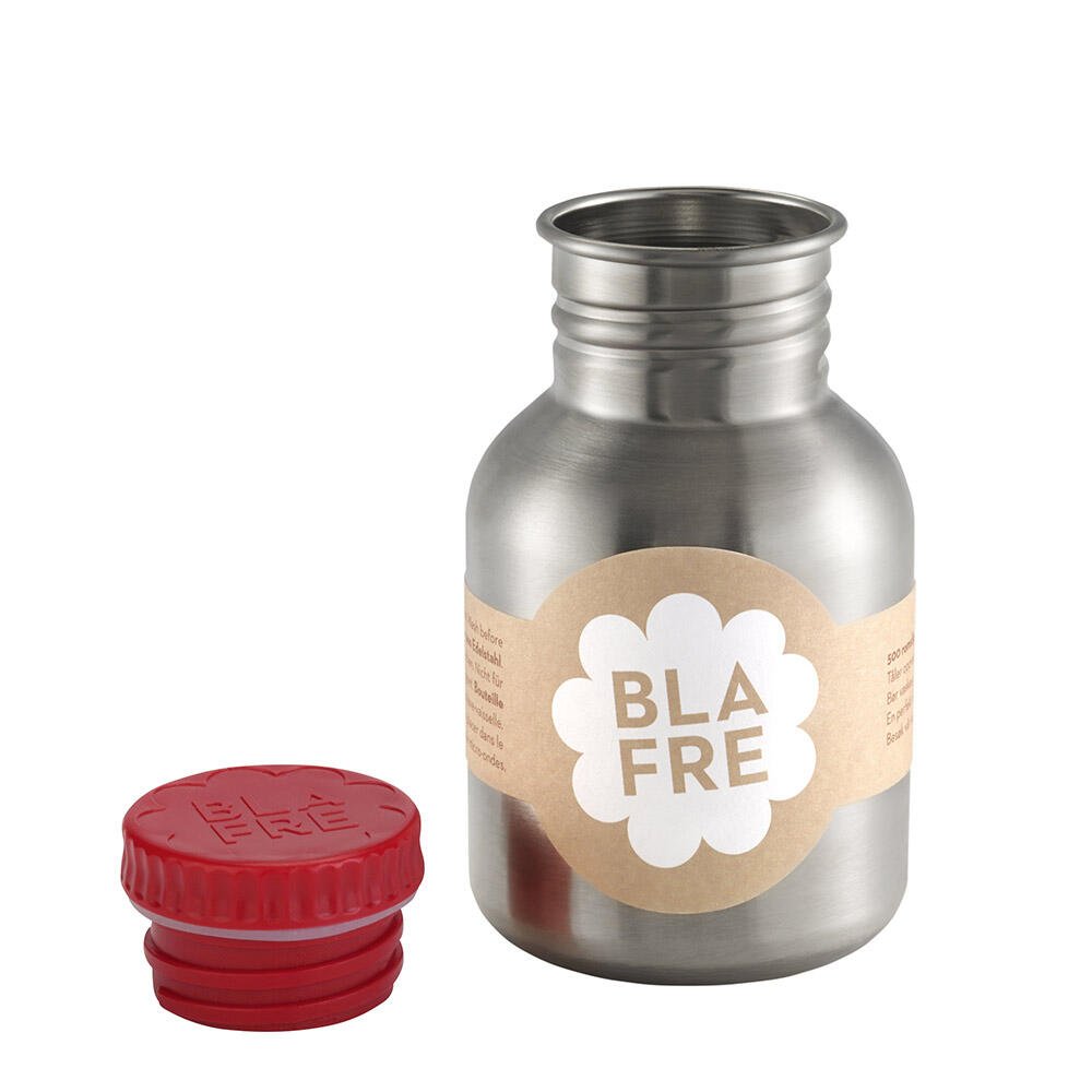Blafre stålflaske 300ml - Rød - Homy