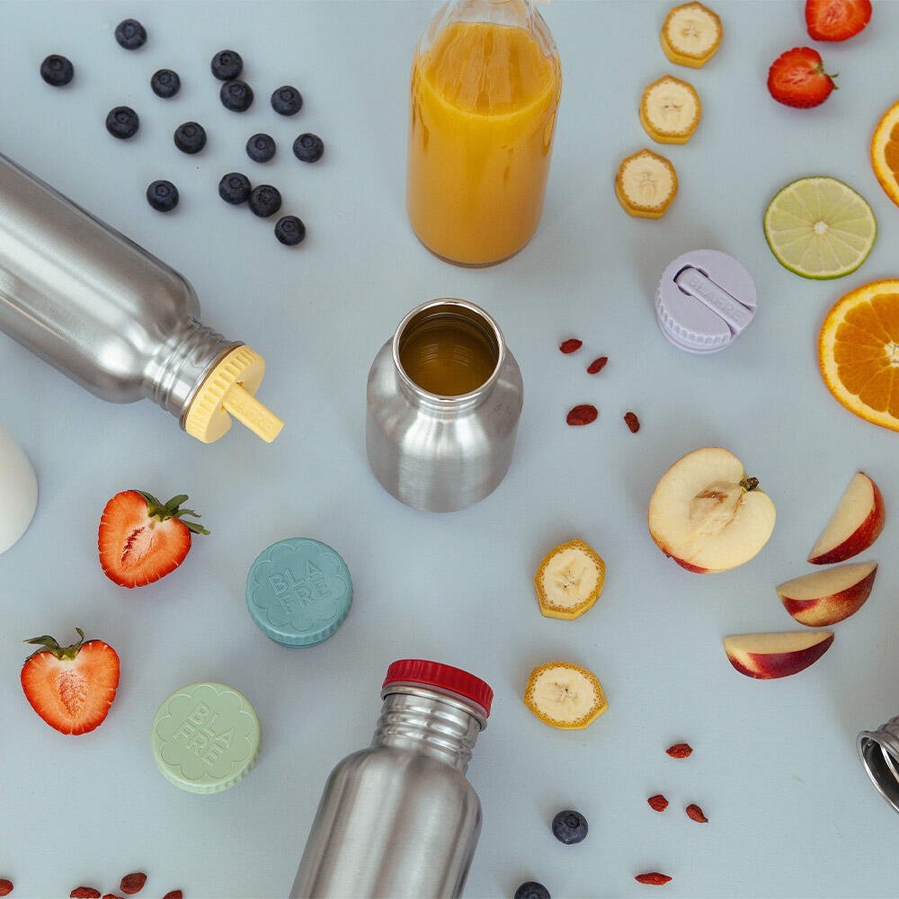 Blafre stålflaske 500ml - Rød - Homy