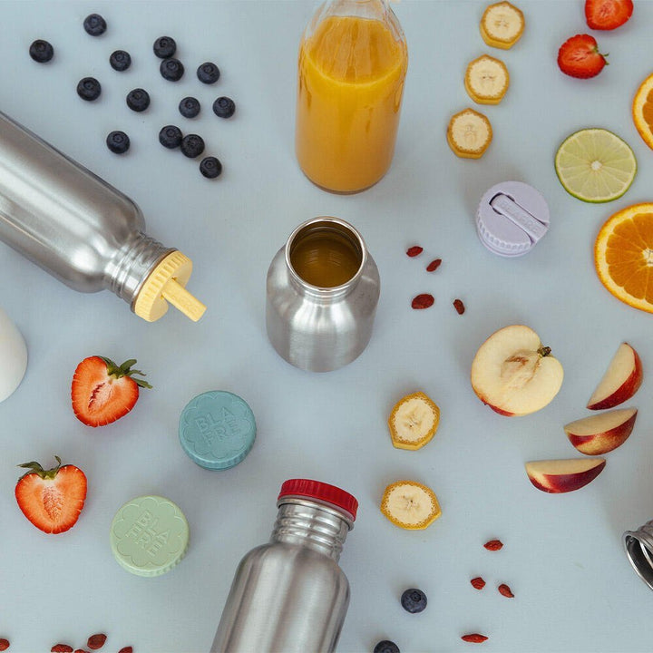 Blafre stålflaske 500ml - Rød - Homy