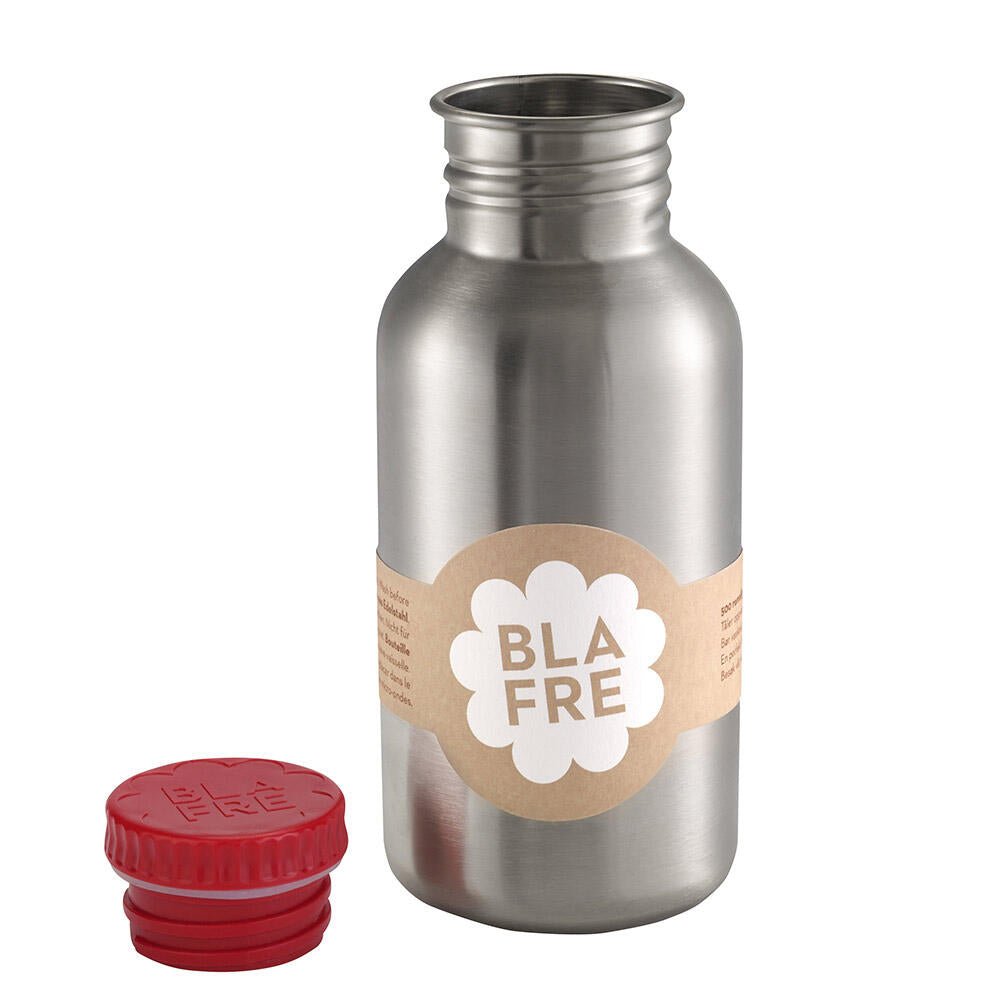 Blafre stålflaske 500ml - Rød - Homy