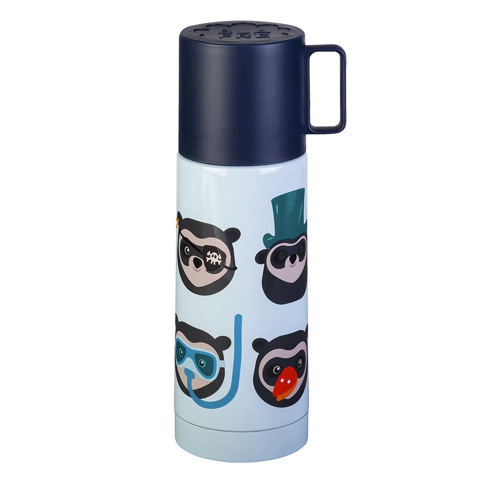 Brillebjørn termos 350ml - Lys blå - Homy