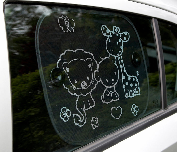 Clippasafe Solskjerm med sugekopper - 2 - pk - Homy