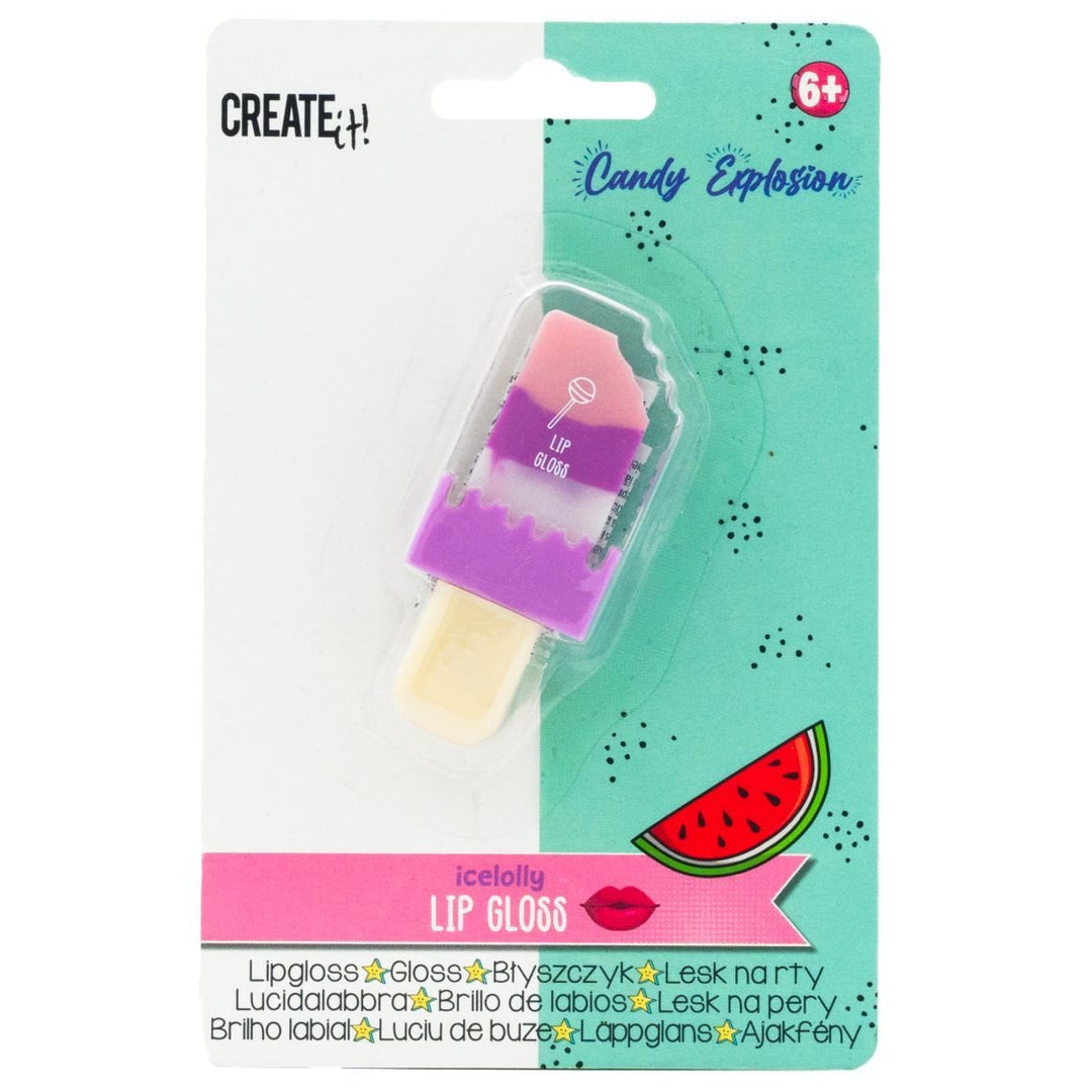 Create It! Lipgloss Ice Cream - Turkis duftglans - Homy