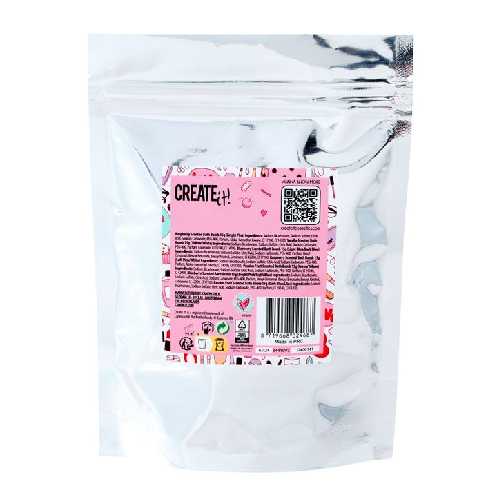 Create It! Mini Hjerteformede Badebomber - 7 stk Poptastic - Homy