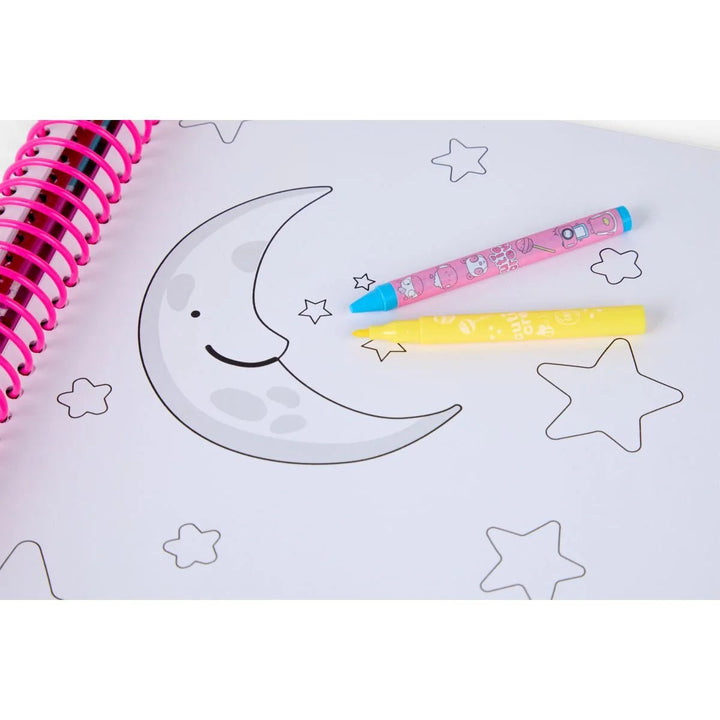 Cutie Crew Aktivitetsbok med stenciler og fargeblyanter - Sweet Princess - Homy