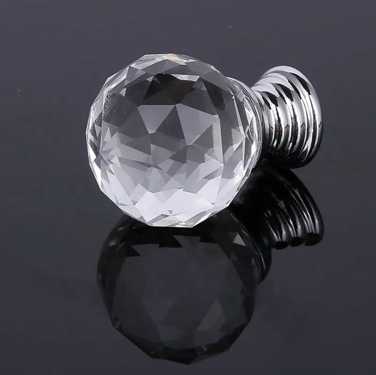 Diamond Rund Klar Liten Knott - Homy