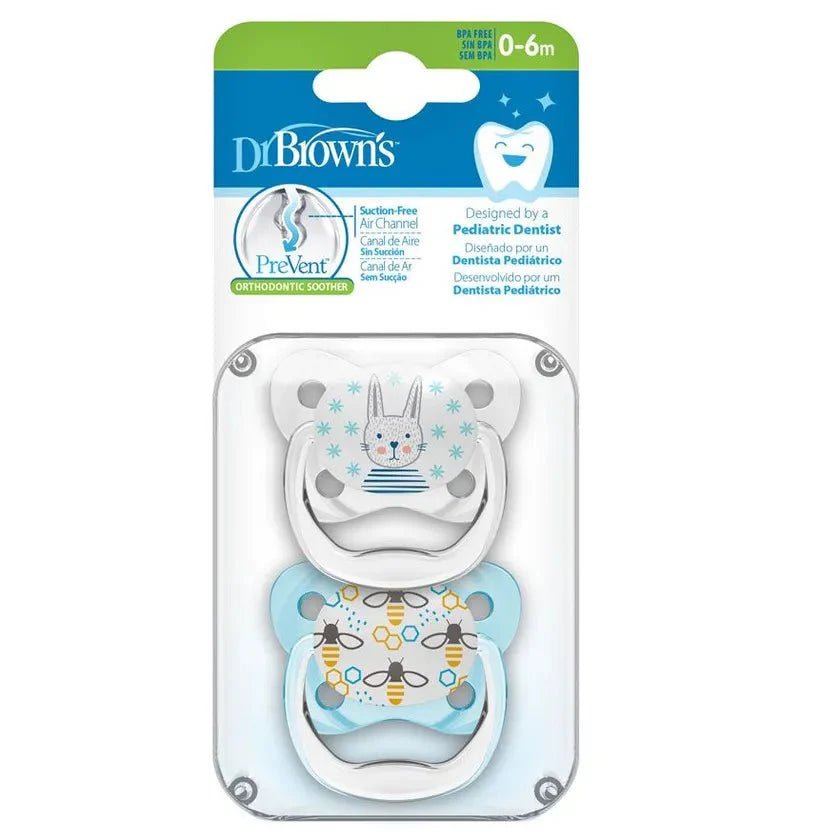 Dr. Brown’s Butterfly Smokk 0–6 mnd – 2 - pakning Blå - Homy