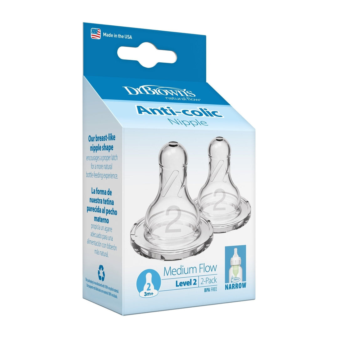 Dr. Brown’s Flaskesmokk str.2 - 2 - pakning - Homy