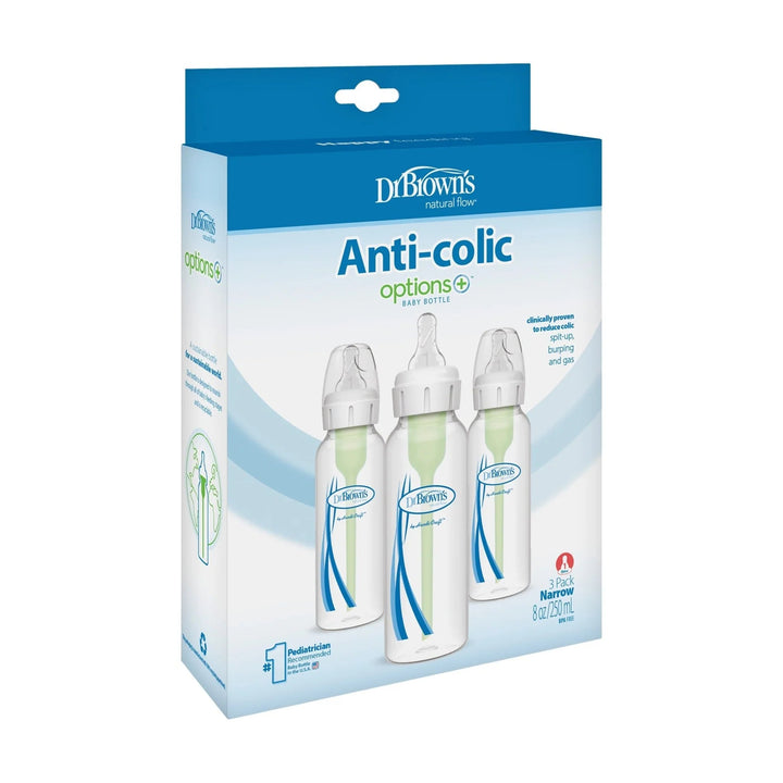 Dr. Brown’s Tåteflaske Options Standard 250 ml – 3 - pakning - Homy