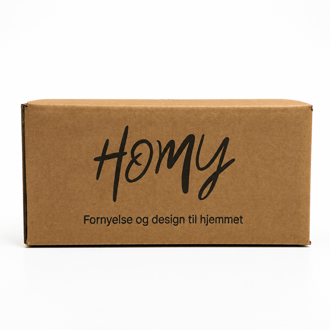Homy Ekstra Kraftig Frakteske 35,5 × 35,5 × 17,5 cm – 5-lags dobbel bølgepapp - Homy