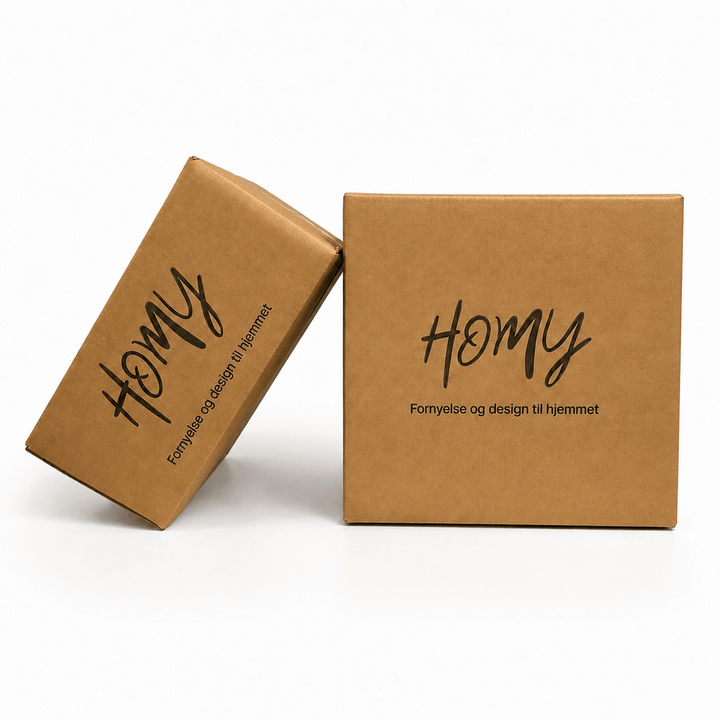 Homy Ekstra Kraftig Frakteske 35,5 × 35,5 × 17,5 cm – 5-lags dobbel bølgepapp - Homy