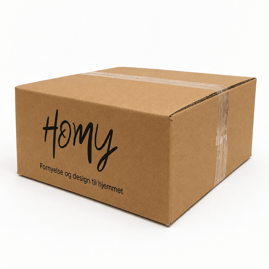 Homy Ekstra Kraftig Frakteske 35,5 × 35,5 × 17,5 cm – 5-lags dobbel bølgepapp - Homy