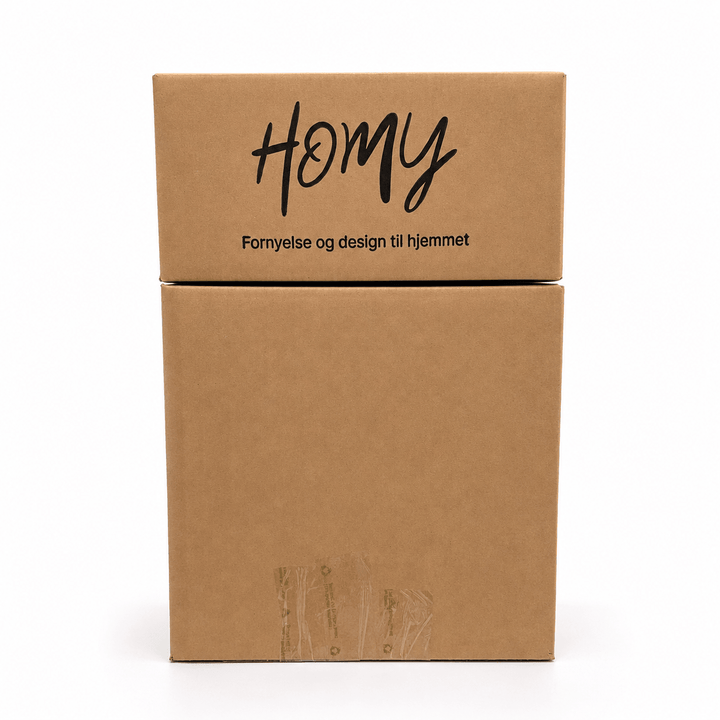 Homy Ekstra Kraftig Frakteske 35,5 × 35,5 × 17,5 cm – 5-lags dobbel bølgepapp - Homy