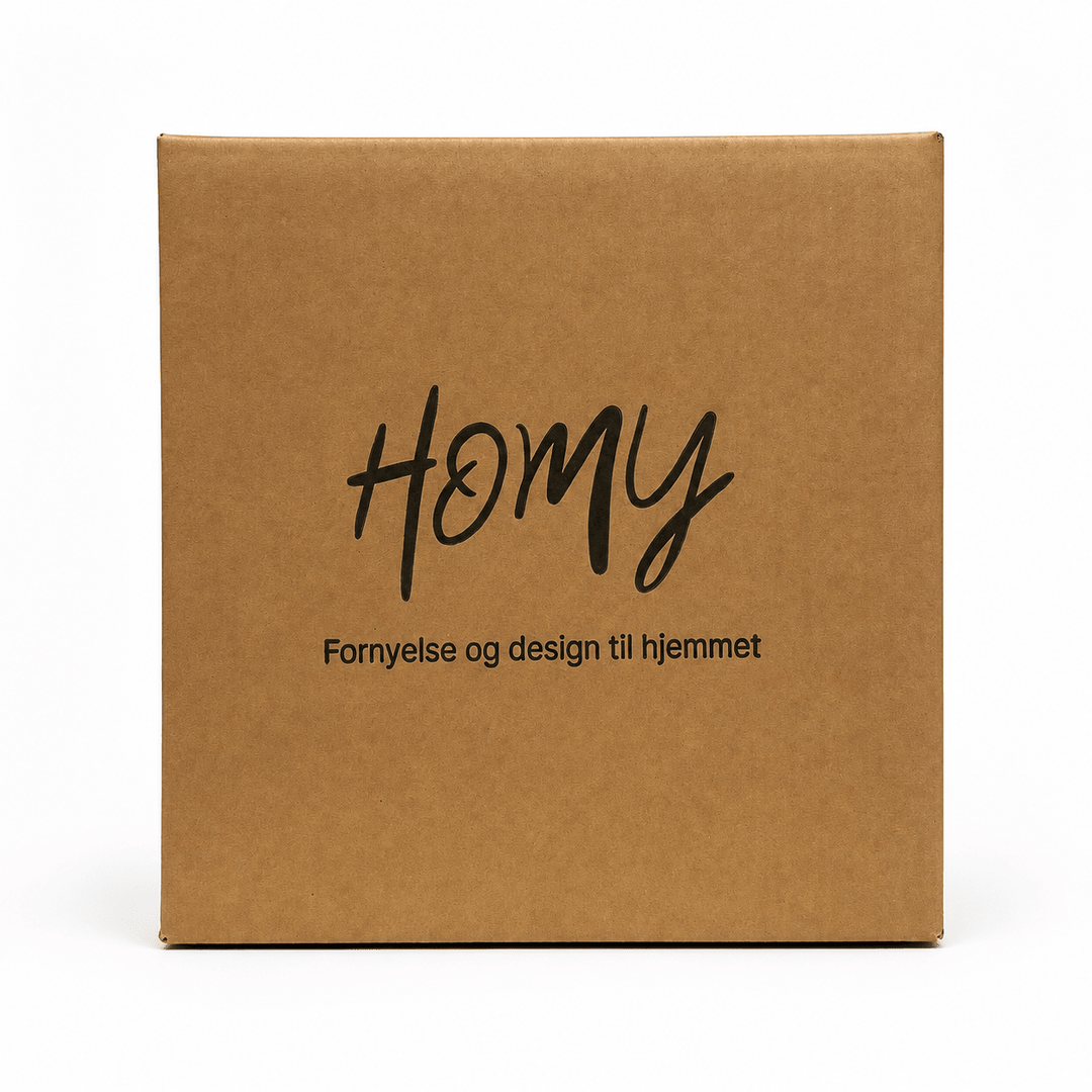 Homy Ekstra Kraftig Frakteske 35,5 × 35,5 × 35,5 cm – 5-lags dobbel bølgepapp - Homy