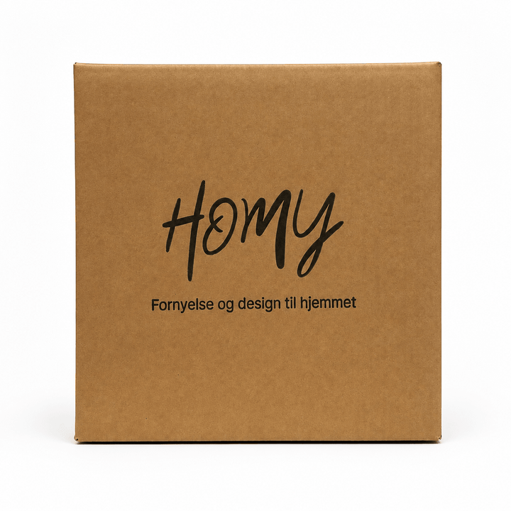 Homy Ekstra Kraftig Frakteske 35,5 × 35,5 × 35,5 cm – 5-lags dobbel bølgepapp - Homy