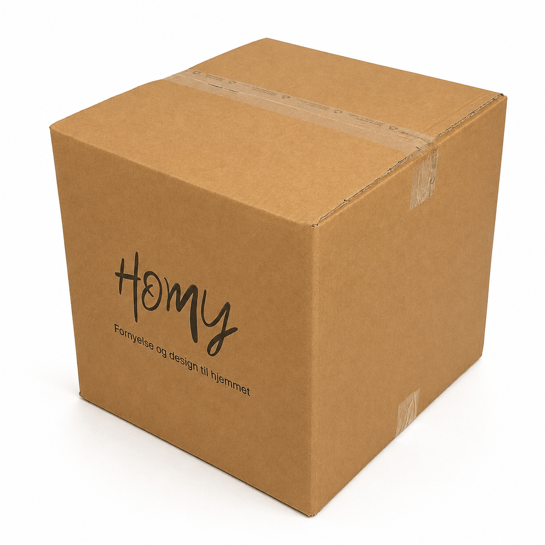 Homy Ekstra Kraftig Frakteske 35,5 × 35,5 × 35,5 cm – 5-lags dobbel bølgepapp - Homy