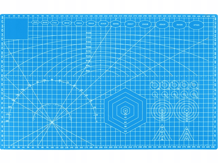 HomyTool Blå Skjærematte A3 - Homy