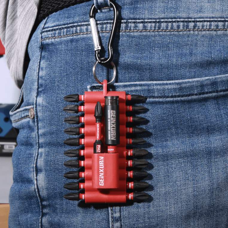 HomyTool Skrutrekker Bitsett 22 - i - 1 med Hardt Etui Geinxurn - Homy