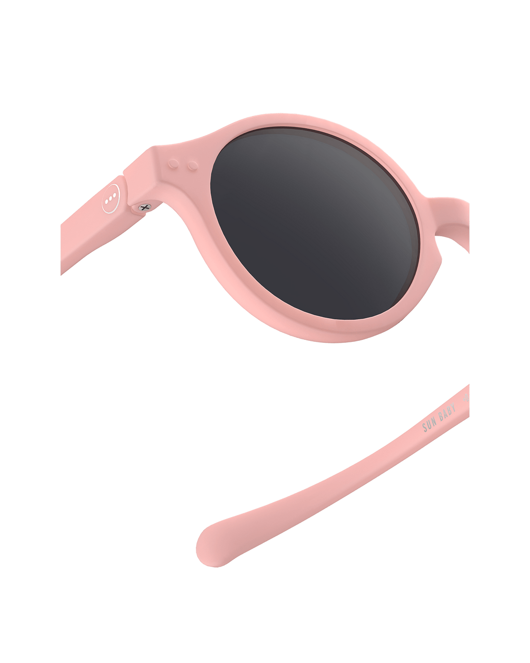 IZIPIZI D Baby SUN – Pastel Pink Solbriller for baby (0–9 mnd) - Homy