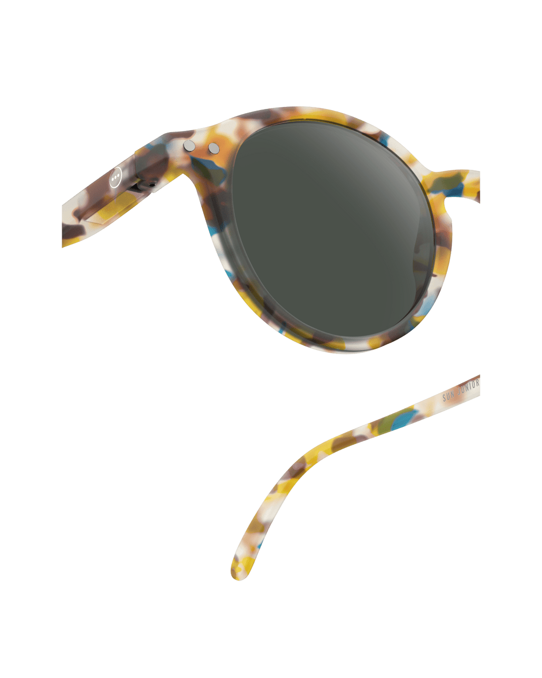 IZIPIZI D Junior SUN – Blue Tortoise Solbriller for barn (5–10 år) - Homy