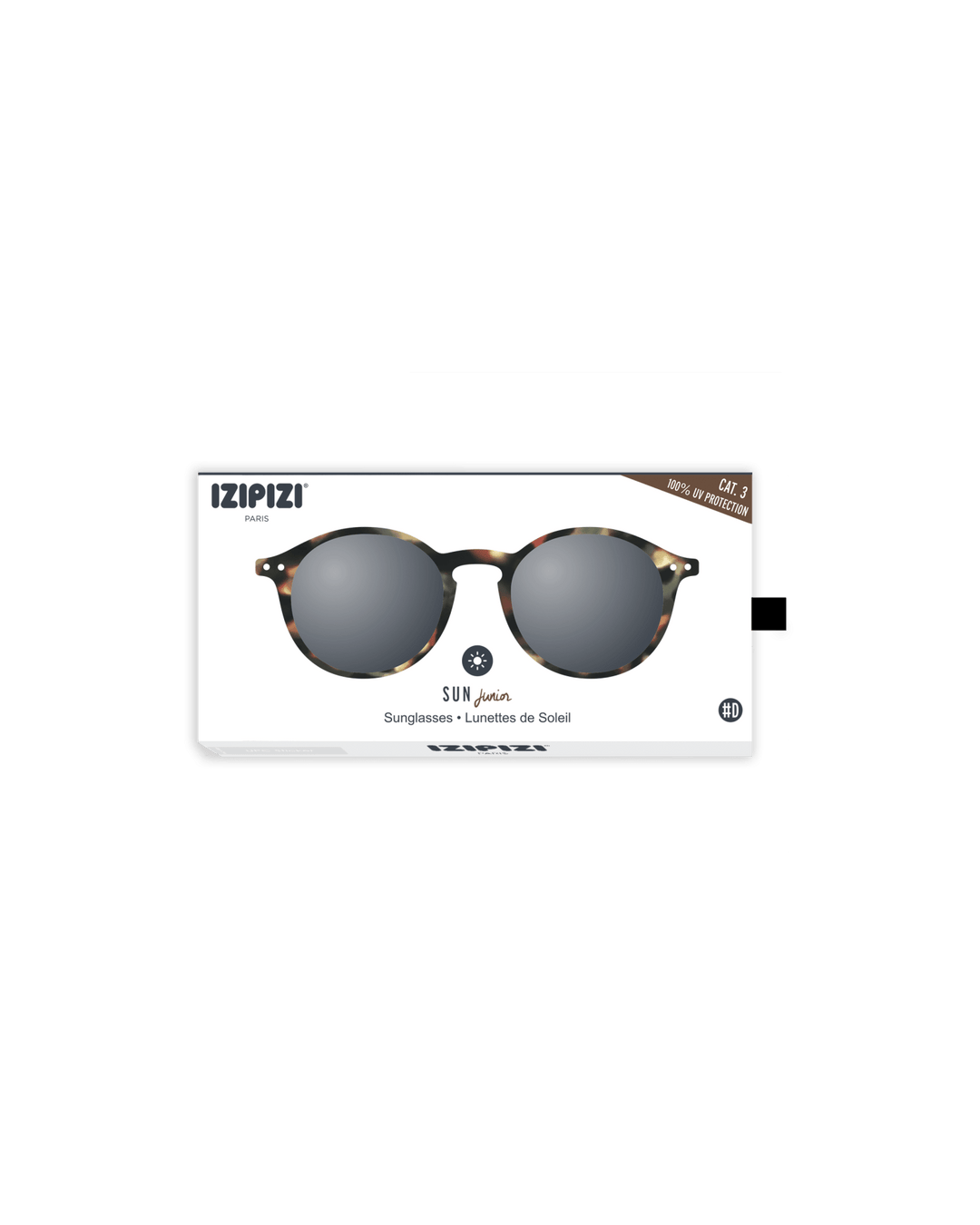 IZIPIZI D Junior SUN – Tortoise Solbriller for barn (5–10 år) - Homy