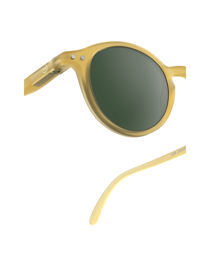 IZIPIZI D Junior SUN – Yellow Honey Solbriller for barn (5–10 år) - Homy