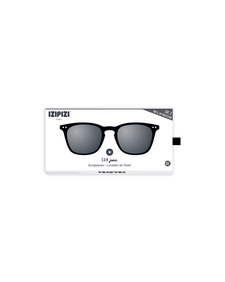 IZIPIZI E Junior SUN – Black Solbriller for barn (5–10 år) - Homy